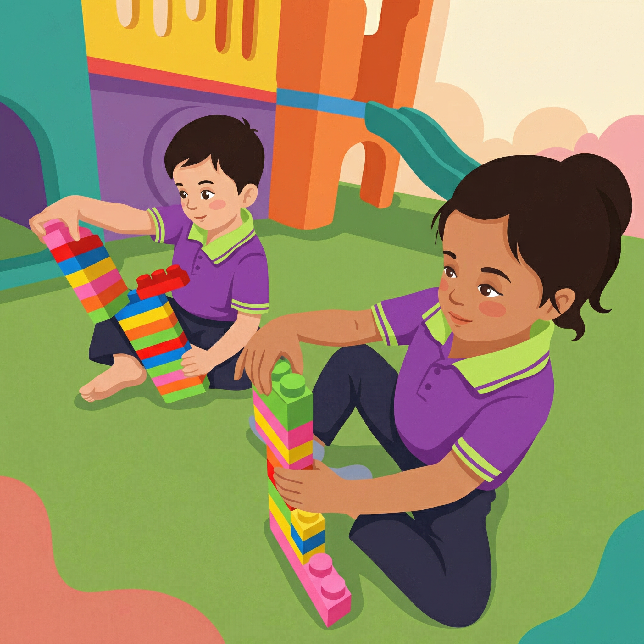 Learning play illustration